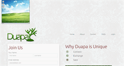 Desktop Screenshot of duapa.com